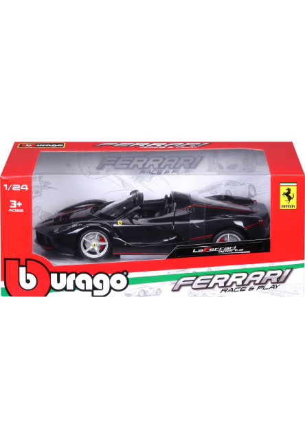 Bburago 1:24 Ferrari Laferrari Aperta Metalic Black