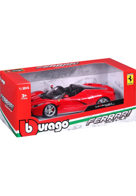 Bburago 1:24 Ferrari La Ferrari Aperta Red