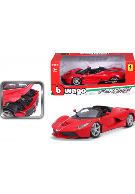 Bburago 1:24 Ferrari La Ferrari Aperta Red