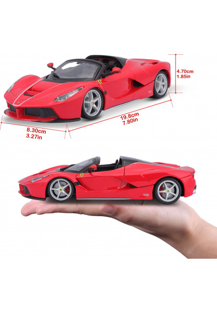 Bburago 1:24 Ferrari La Ferrari Aperta Red
