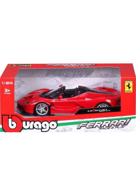 Bburago 1:24 Ferrari La Ferrari Aperta Red