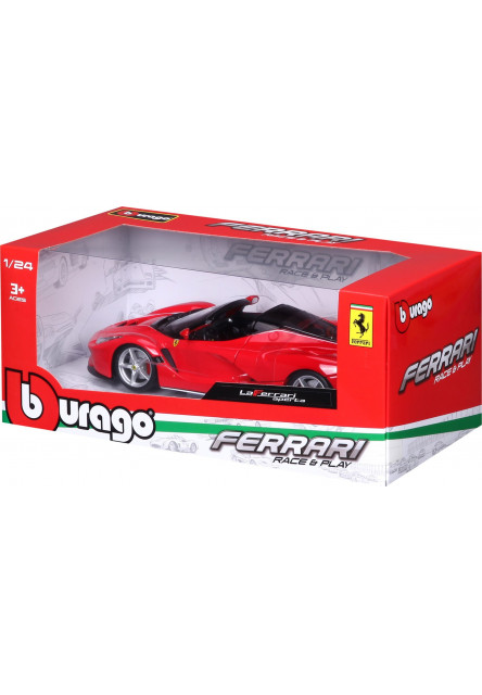 Bburago 1:24 Ferrari La Ferrari Aperta Red