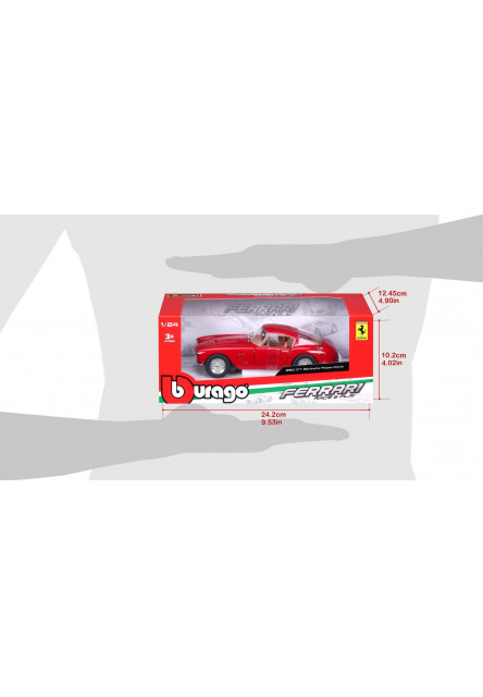 Bburago 1:24 Ferrari 250 GT Berlinetta Red