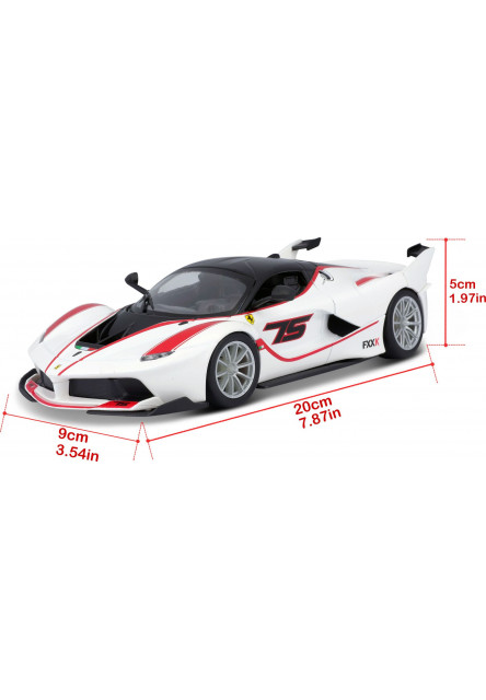 Bburago 1:24 Ferrari Racing FXX K White