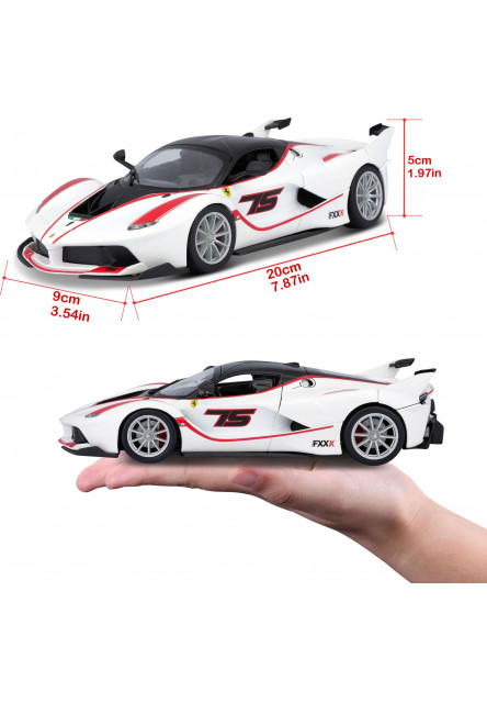 Bburago 1:24 Ferrari Racing FXX K White