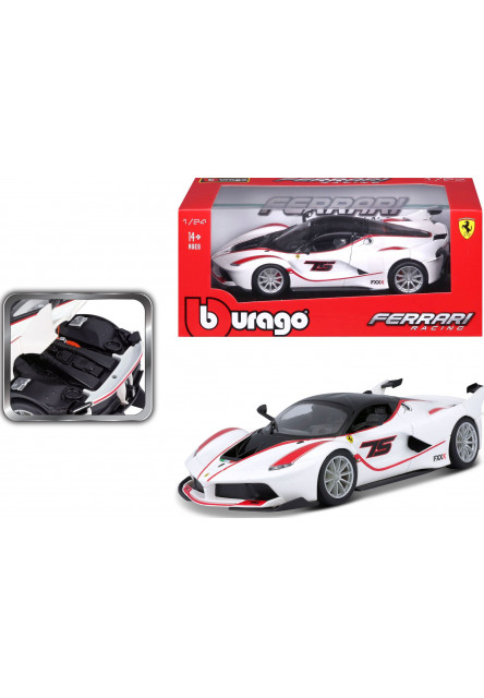 Bburago 1:24 Ferrari Racing FXX K White