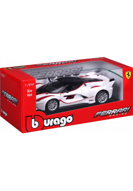 Bburago 1:24 Ferrari Racing FXX K White