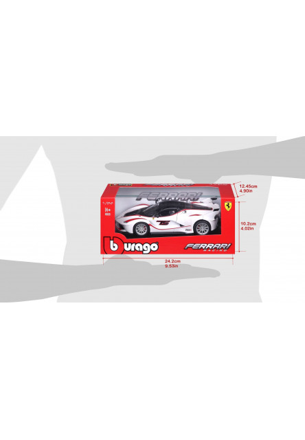 Bburago 1:24 Ferrari Racing FXX K White