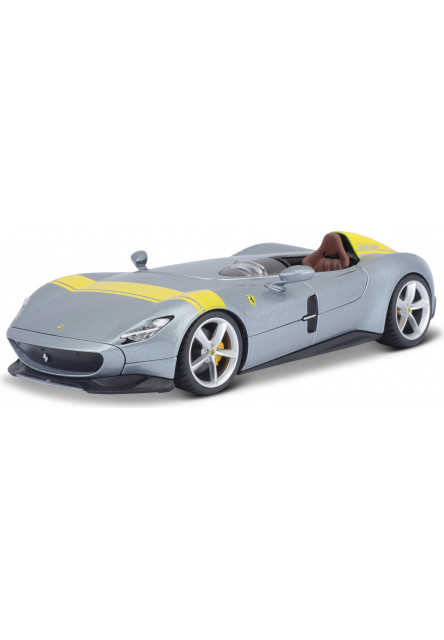 Bburago 1:24 Ferrari Monza SP1 Silver Blue