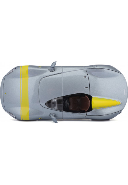 Bburago 1:24 Ferrari Monza SP1 Silver Blue