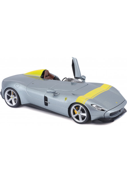 Bburago 1:24 Ferrari Monza SP1 Silver Blue