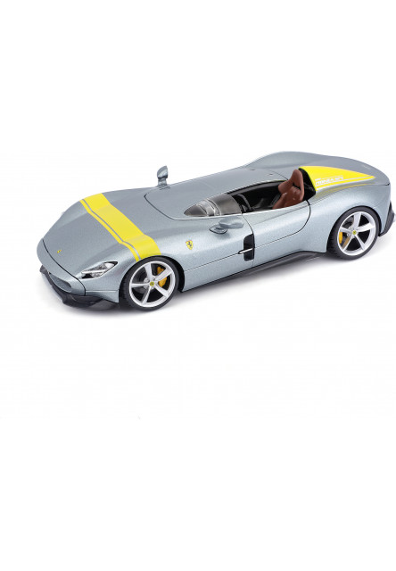 Bburago 1:24 Ferrari Monza SP1 Silver Blue