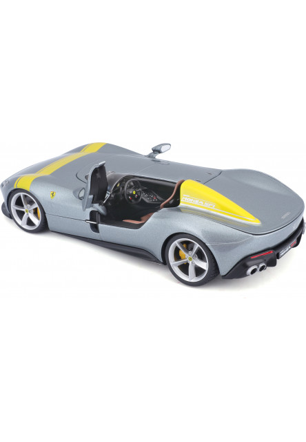Bburago 1:24 Ferrari Monza SP1 Silver Blue
