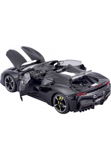Bburago 1:18 Ferrari Signature Series SF90 Spider Assetto Fiorano Black
