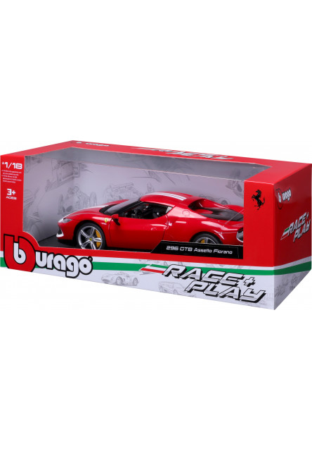 Bburago 1:18 Ferrari 296 GTB Assetto Fiorano - Red