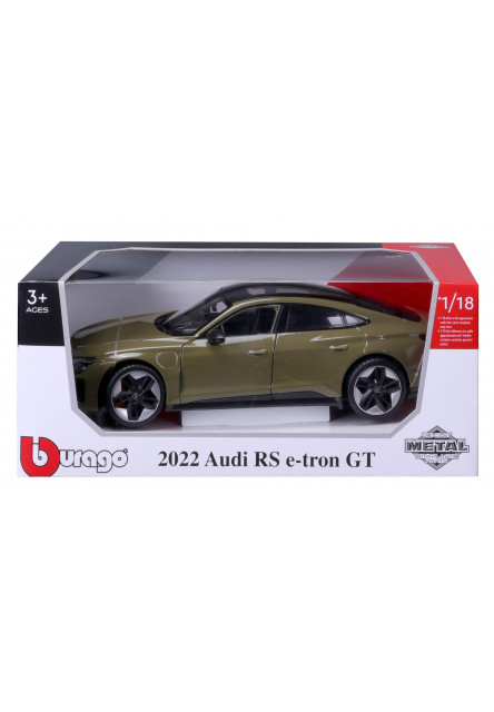 Bburago 1:18 Plus - 2022 Audi RS e-tron GT - Tactical Green