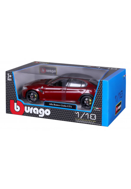 Bburago 1:18 Plus - Alfa Romeo Giulia GTA - Met Red