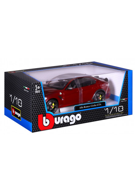 Bburago 1:18 Plus - Alfa Romeo Giulia GTA - Met Red
