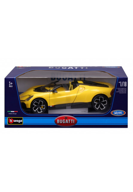 Bburago 1:18 TOP - Bugatti Mistral - Yellow