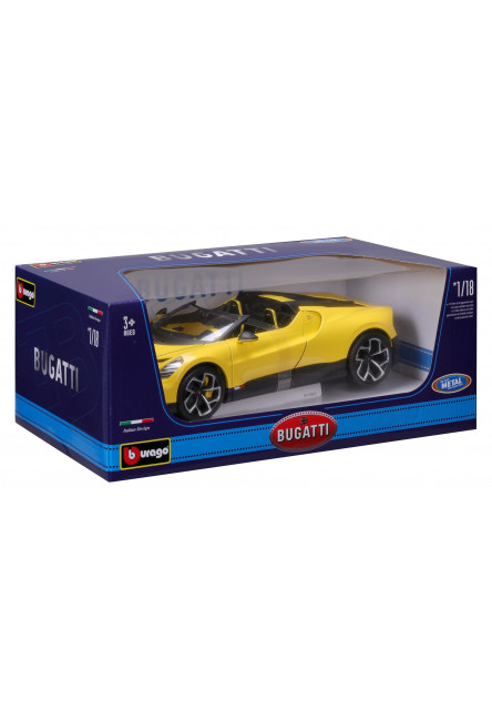 Bburago 1:18 TOP - Bugatti Mistral - Yellow