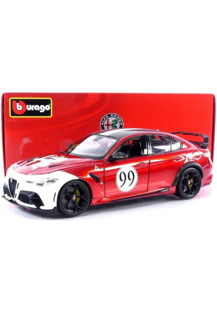 Bburago 1:18 Plus - Alfa Romeo Giulia GTAm - Met Red #99
