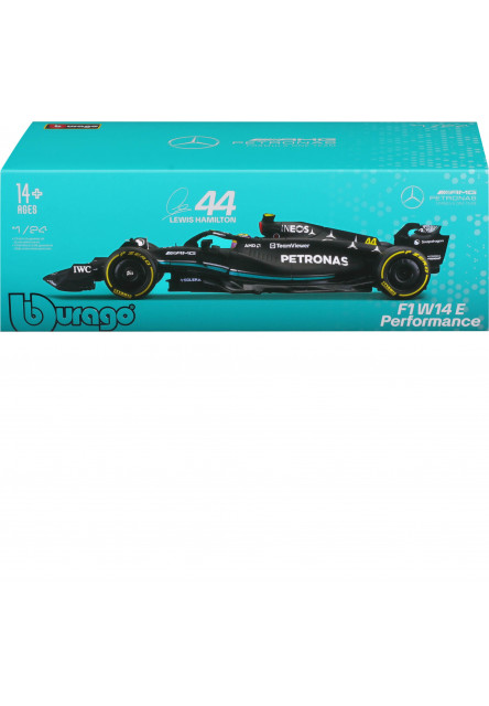 Bburago 1:24 Formula F1 Mercedes-AMG Petronas W14 E Performance(2023) nr.44 Lewis Hamilton