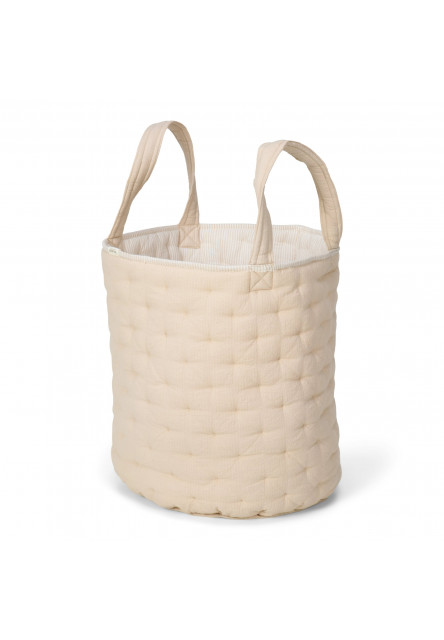 Košík textilný veľký Pure Soft Beige Stripe