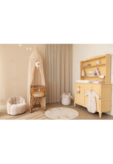 Košík textilný veľký Pure Soft Beige Stripe
