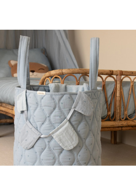 Košík textilný veľký Pure Denim Blue