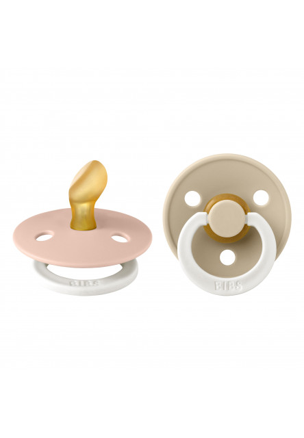 BIBS Colour anatomické cumlíky z prírodného kaučuku 2 ks - veľkosť 1 (Sage Nočný / Cloud Nočný)