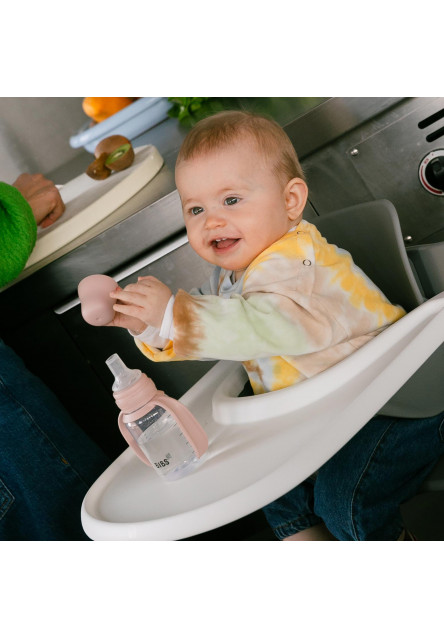 BIBS detská fľaša so silikónovým náustkom 150 ml (Ivory)