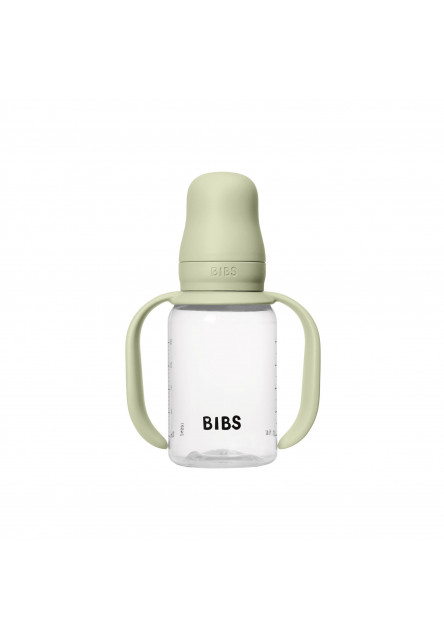 BIBS detská fľaša so silikónovým náustkom 150 ml (Sage)