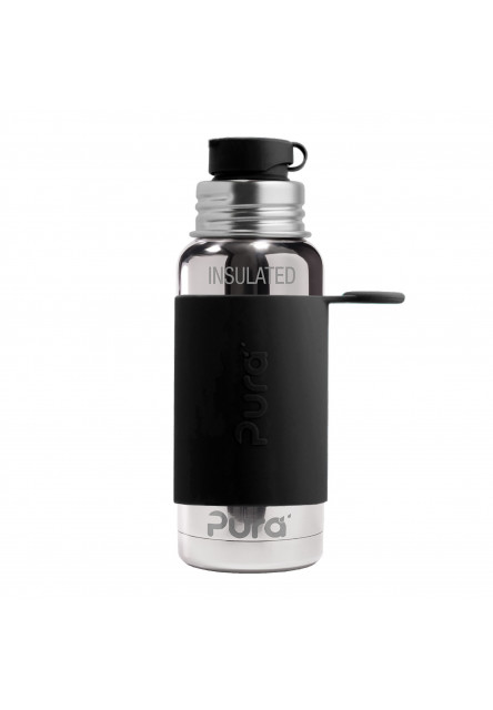 Pura TERMO fľaša so športovým uzáverom 475ml (Black)