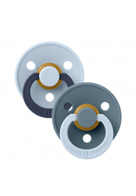 BIBS STUDIO Colour Fusion cumlíky z prírodného kaučuku 2ks – veľkosť 1 (Sage Hunter Green mix)