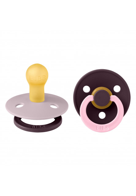 BIBS STUDIO Colour Fusion cumlíky z prírodného kaučuku 2ks – veľkosť 1 (Sage Hunter Green mix)