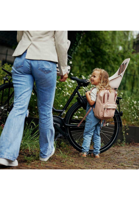 Zadná sedačka Ta-ke na bicykel pre MIK nosiče Sakura Ružová/Kurumi Hnedá Sakura Ružová/Kurumi Hnedá