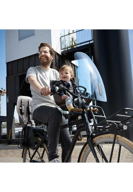 Zadná sedačka Ta-ke na bicykel pre MIK nosiče Koge Hnedá/Kurumi Hnedá Koge Hnedá/Kurumi Hnedá