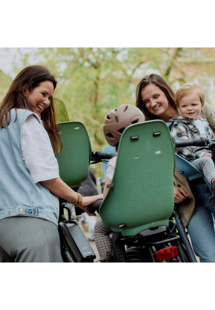 Zadná sedačka Ta-ke na bicykel pre MIK nosiče Icho Zelená/Bincho Čierna Icho Zelená/Bincho Čierna