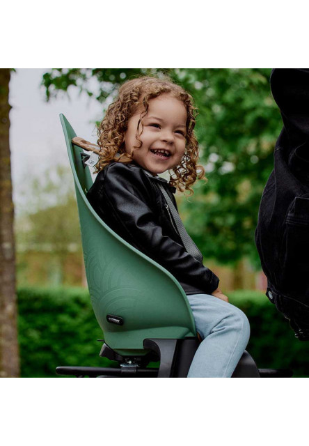 Zadná sedačka Ta-ke na bicykel pre MIK nosiče Icho Zelená/Kurumi Hnedá Icho Zelená/Kurumi Hnedá