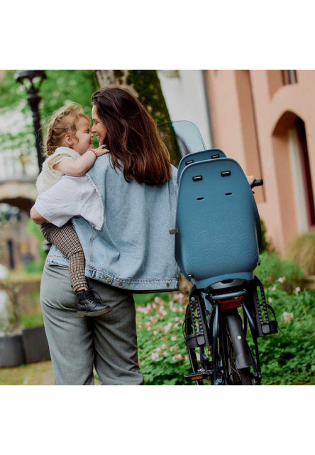 Zadná sedačka Ta-ke na bicykel pre MIK nosiče Fuji Modrá/Bincho Čierna Fuji Modrá/Bincho Čierna