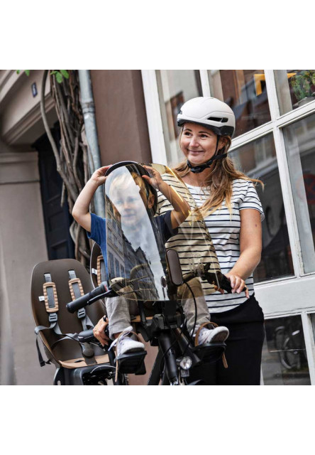 Zadná sedačka na bicykel Ta-ke s adaptérom a nosičom na rám SET Koge Hnedá/Kurumi Hnedá Koge Hnedá/Kurumi Hnedá