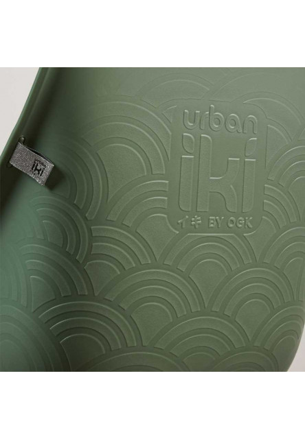 Zadná sedačka na bicykel Ta-ke s adaptérom a nosičom na rám SET Icho Zelená/Kurumi Hnedá Icho Zelená/Kurumi Hnedá