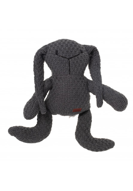 Pletená hračka Zajíc, Dark grey