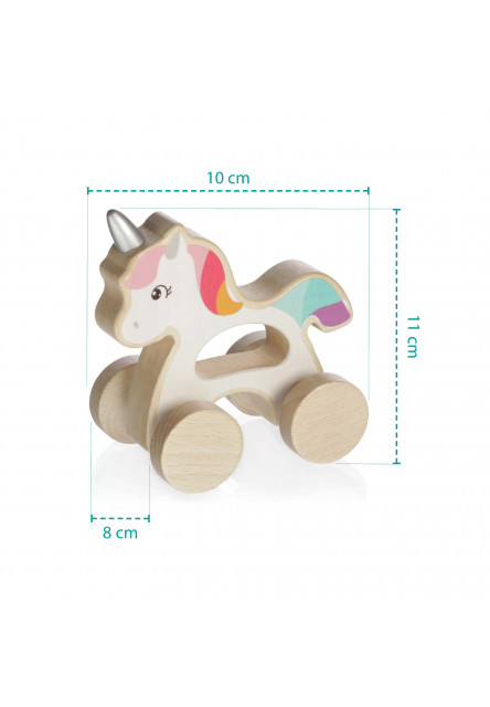 Dřevěný jezdící jednorožec, Unicorn