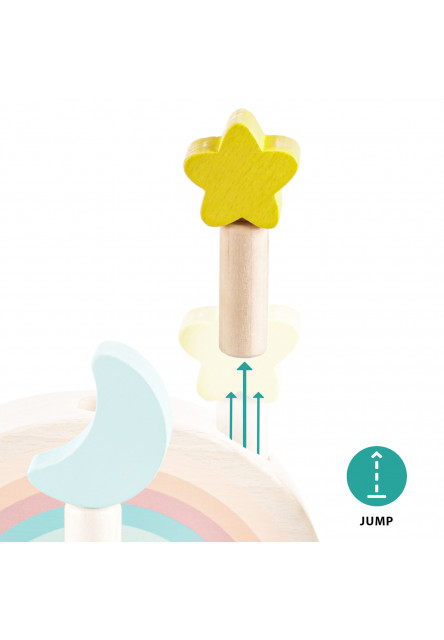 Dřevěná vyskakovací hračka, Night