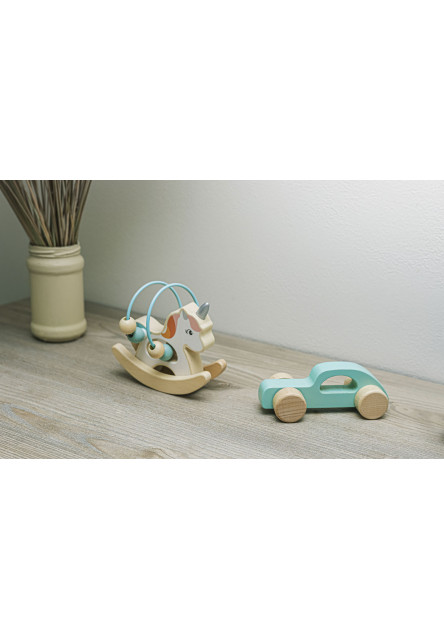 Dřevěné sportovní autíčko, Grey
