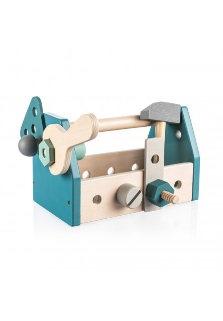 Dřevěná sada nářadí v boxu, Blue