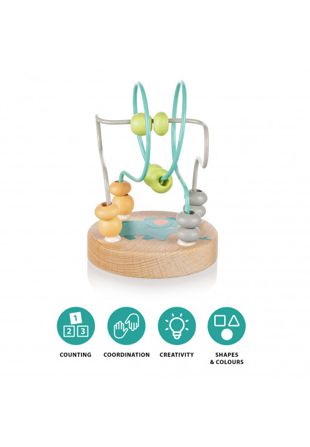 Dřevěná aktivity hračka, Elephant