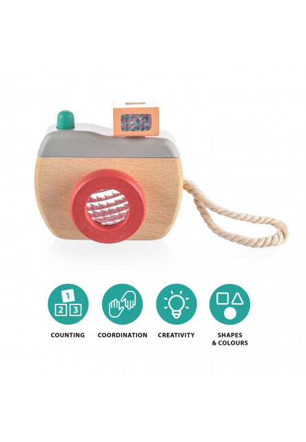 Dřevěný fotoaparát, Grey