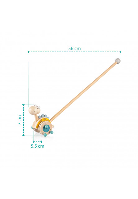 Dřevěný jezdík Dinosaurus, Green